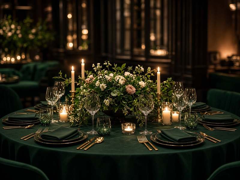 Table dresse pour une soiree evenement MealScapeBit